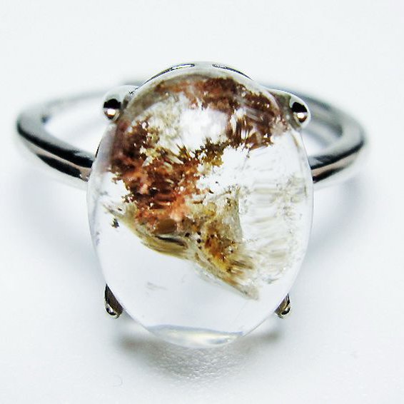 ガーデン （庭園） 水晶 指輪 リング(16号) [t272-3655]