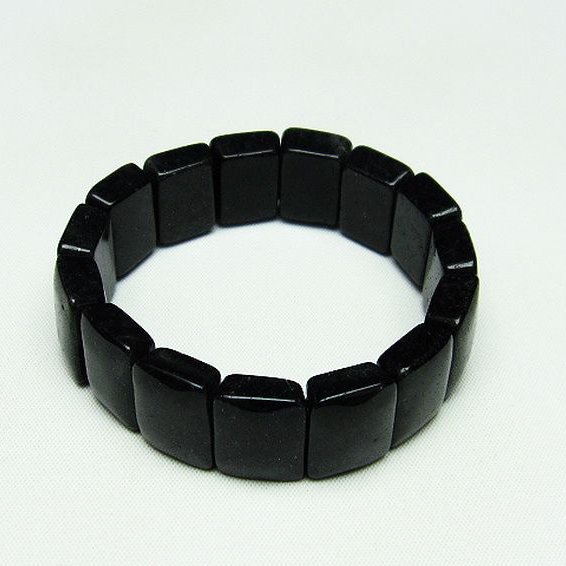 ブラックルチルクォーツ バングル [T274-1699]