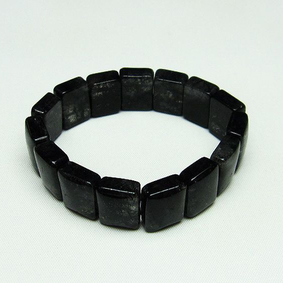 ブラックルチルクォーツ バングル [T274-1753]