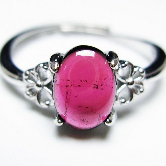 キャンディピンク ガーネット 指輪 (15号)[T275-22671]