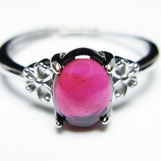 キャンディピンク ガーネット 指輪 (16号)[T275-22682]