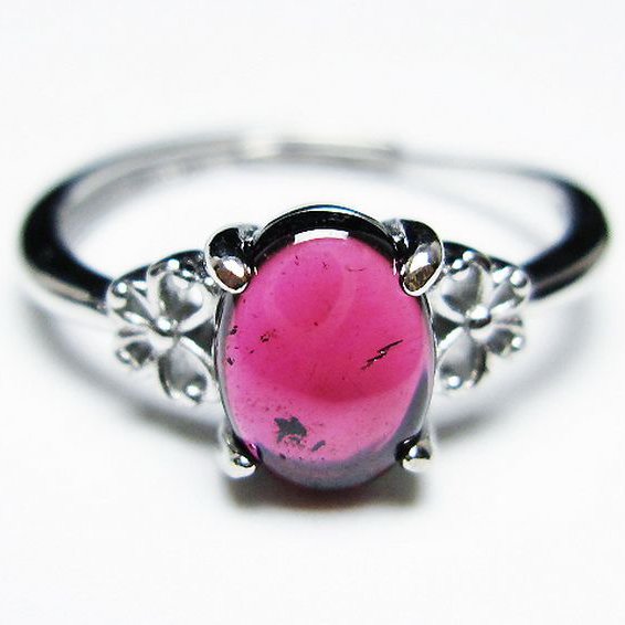 キャンディピンク ガーネット 指輪 (15号)[T275-22683]