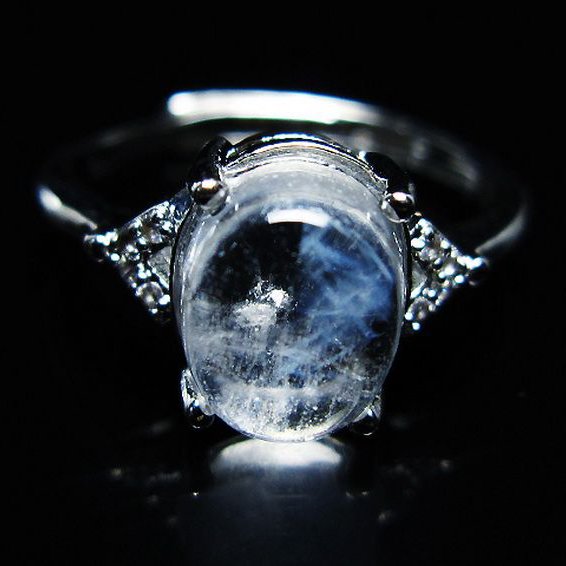 エンジェルラダークォーツ 指輪 (16号) [t275-22807]