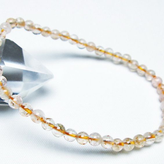 アフリカンストロベリークォーツ ブレスレット 4mm [T276-2357]