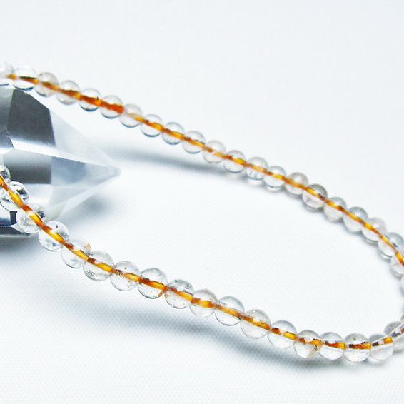 アフリカンストロベリークォーツ ブレスレット 4mm [T276-2417]