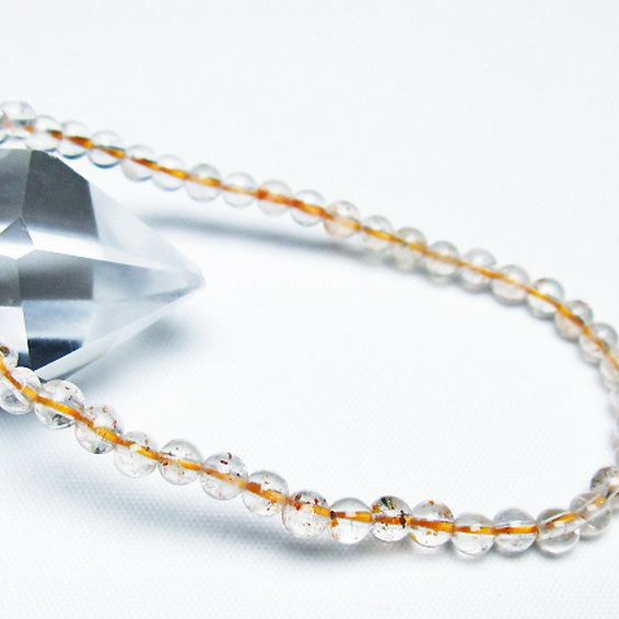 アフリカンストロベリークォーツ ブレスレット 4mm [T276-2498]