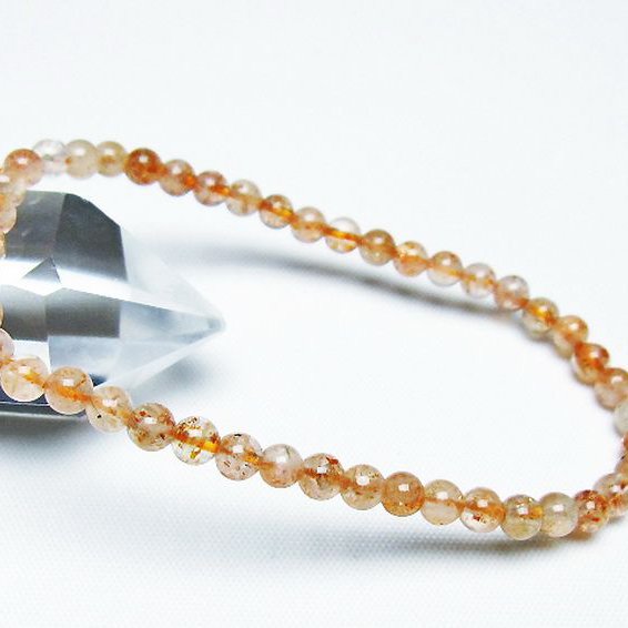 アフリカンストロベリークォーツ ブレスレット 4mm [T276-2566]