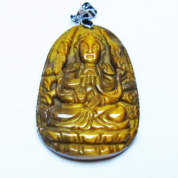 タイガーアイ ※黄虎目石 ペンダント [T277-1104]