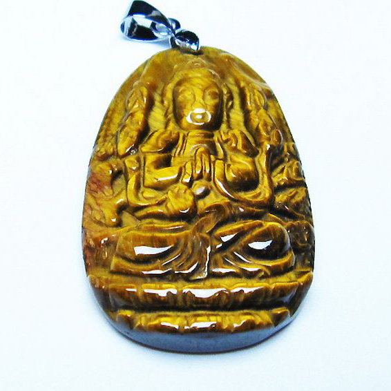 タイガーアイ ※黄虎目石  ペンダント [T277-1146]