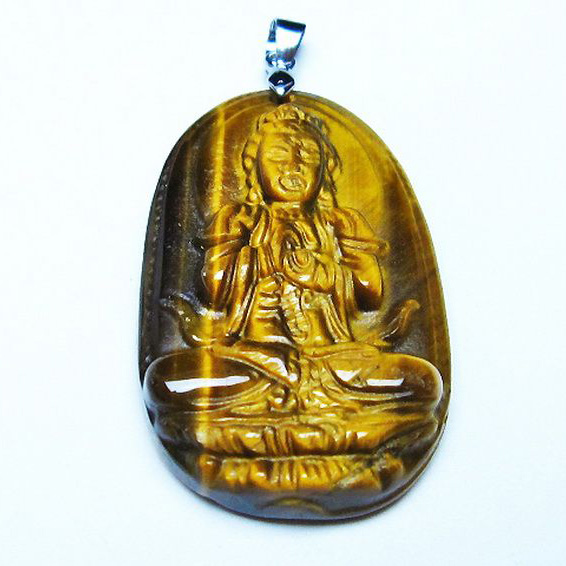 タイガーアイ ※黄虎目石  ペンダント [T277-1154]