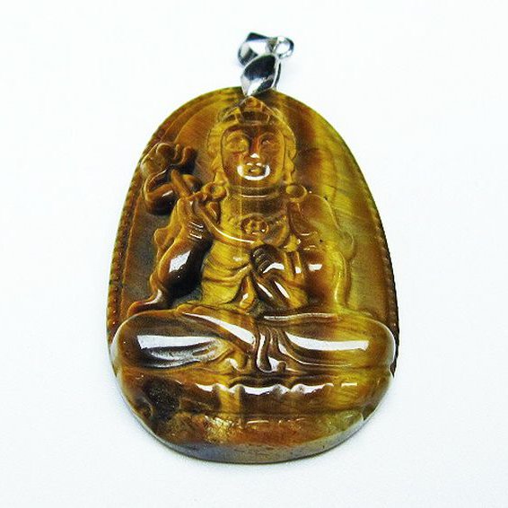 タイガーアイ ※黄虎目石  ペンダント [T277-1351]