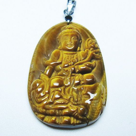 タイガーアイ ※黄虎目石 ペンダント [T277-1571]