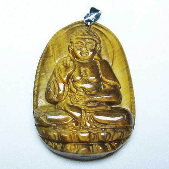 タイガーアイ ※黄虎目石 ペンダント [T277-1603]