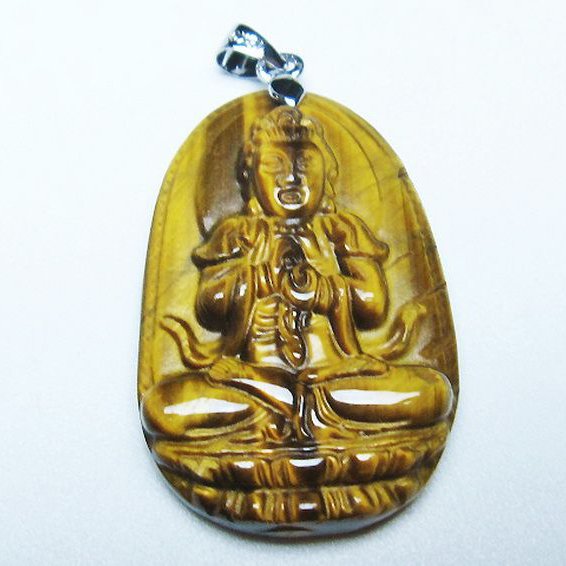 タイガーアイ ※黄虎目石 ペンダント [T277-1614]