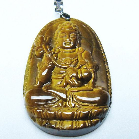 タイガーアイ ※黄虎目石 ペンダント [T277-1706]