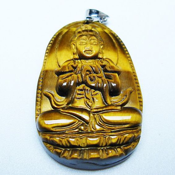 タイガーアイ ※黄虎目石 ペンダント [T277-1781]