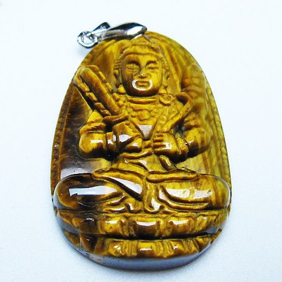 タイガーアイ ※黄虎目石 ペンダント [T277-1806]