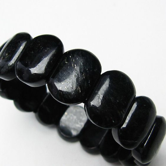 グロコフェン 藍閃石 バングル [T281-1592]