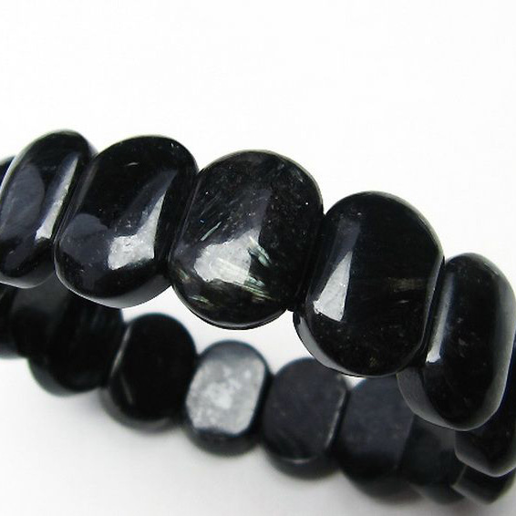 グロコフェン 藍閃石 バングル [T281-1605]