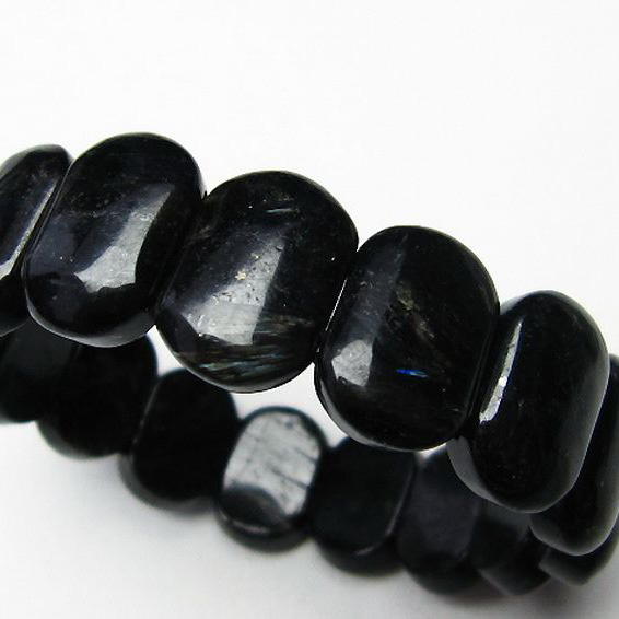 グロコフェン 藍閃石 バングル [T281-1608]