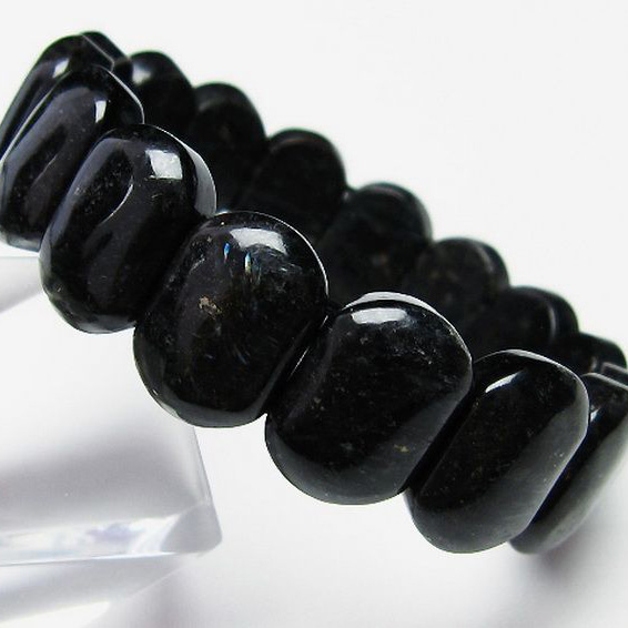 グロコフェン 藍閃石 バングル [T281-1634]