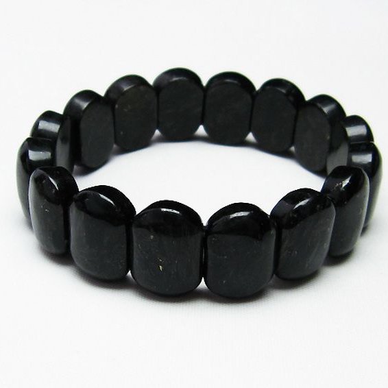 グロコフェン 藍閃石  バングル [T281-1695]