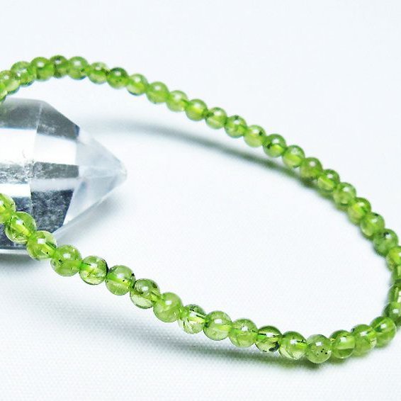 ペリドット ブレスレット 4mm [T283-10449]