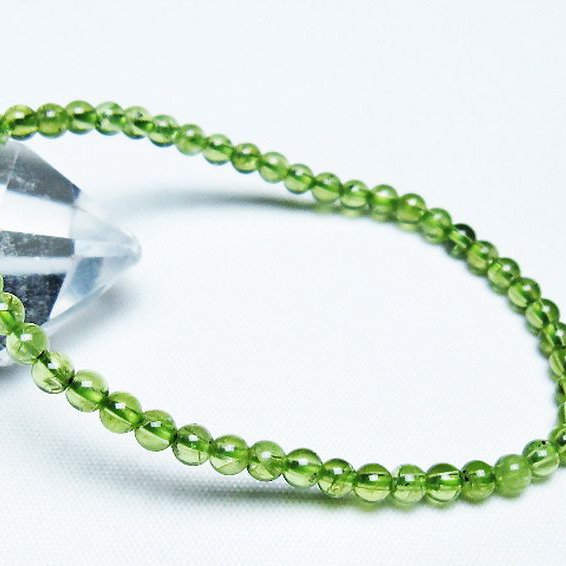 ペリドット ブレスレット 4mm [T283-10489]