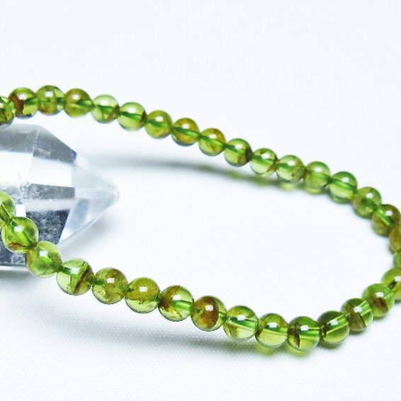 ペリドット ブレスレット 5mm [T283-10514]