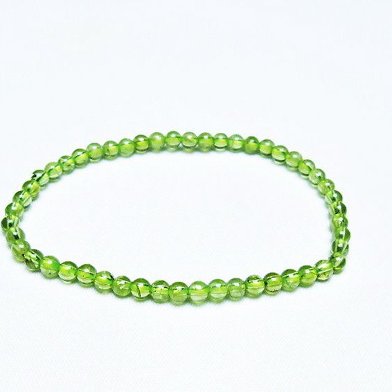ペリドット ブレスレット 4mm [T283-10543]