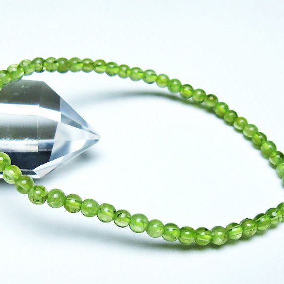 ペリドット ブレスレット 4mm [T283-10610]