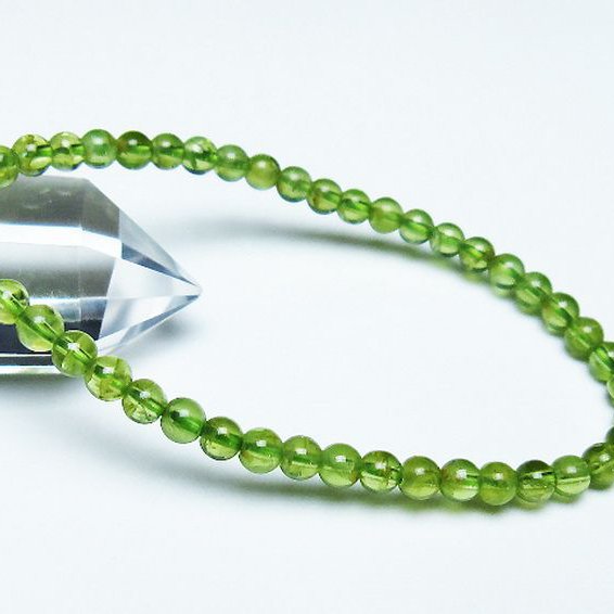 ペリドット ブレスレット 4mm [T283-10620]