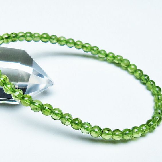 ペリドット ブレスレット 4mm [T283-10621]