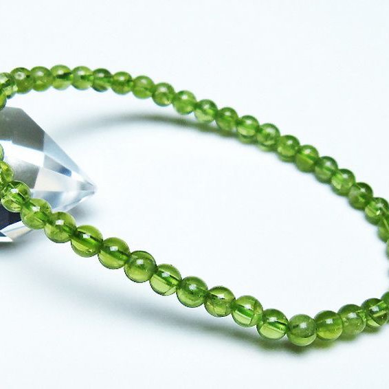 ペリドット ブレスレット 4mm [T283-10625]