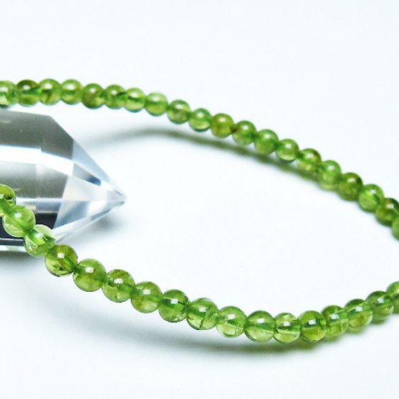 ペリドット ブレスレット 4mm [T283-10626]