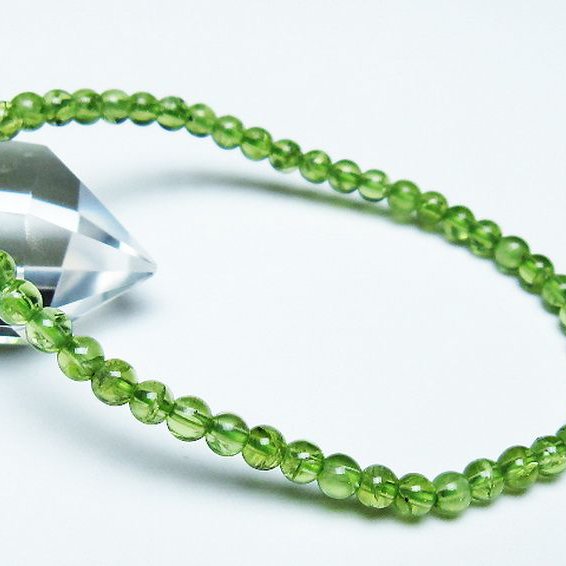 ペリドット ブレスレット 4mm [T283-10630]