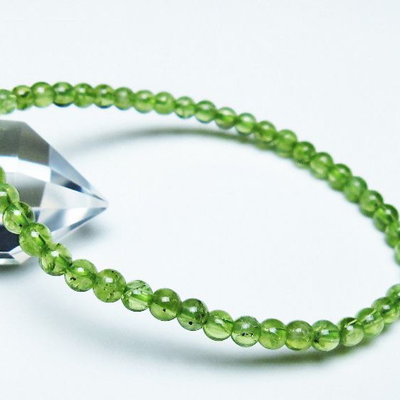 ペリドット ブレスレット 4mm [t283-10637]