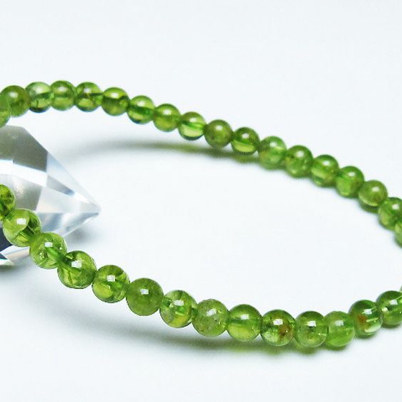 ペリドット ブレスレット 5mm [T283-10647]
