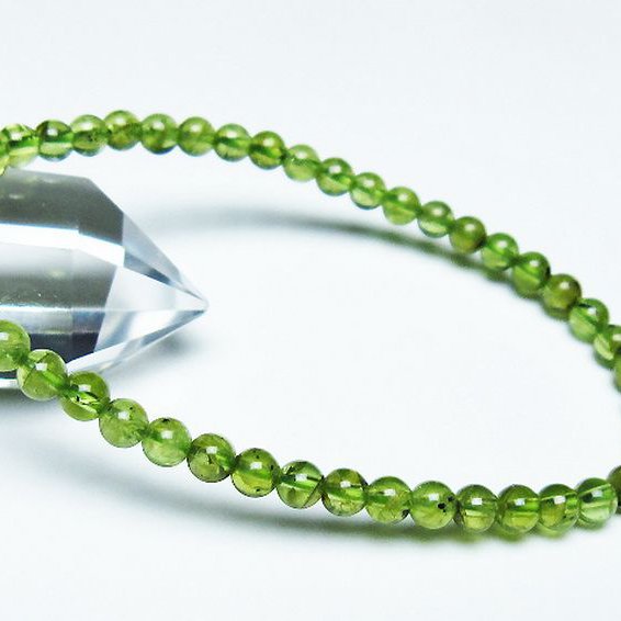 ペリドット ブレスレット 4mm [T283-10672]