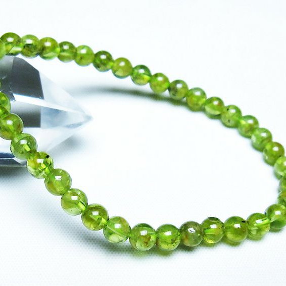 ペリドット ブレスレット 5mm [t283-10788]