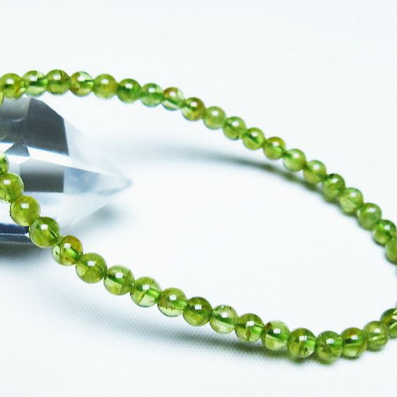 ペリドット ブレスレット 4mm [T283-10816]