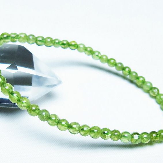 ペリドット ブレスレット 4mm [T283-10843]
