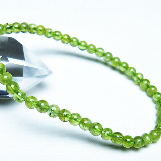 ペリドット ブレスレット 4mm [T283-10851]
