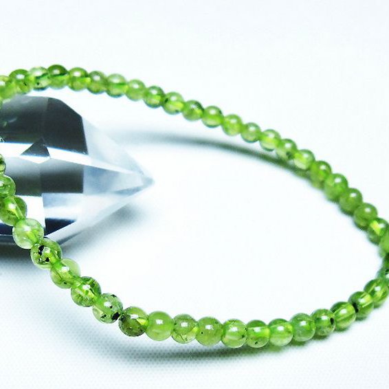 ペリドット ブレスレット 4mm [T283-10853]