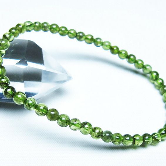 ペリドット ブレスレット 4mm [T283-10857]