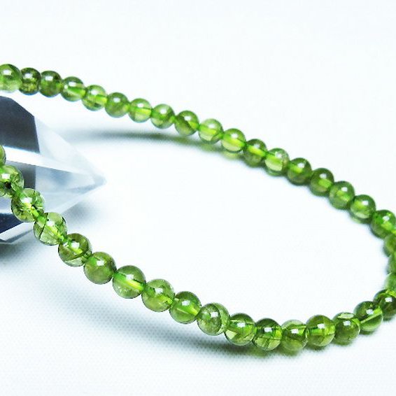 ペリドット ブレスレット 5mm [t283-10877]