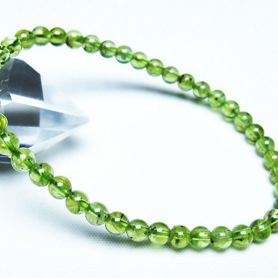 ペリドット ブレスレット 5mm [T283-10880]