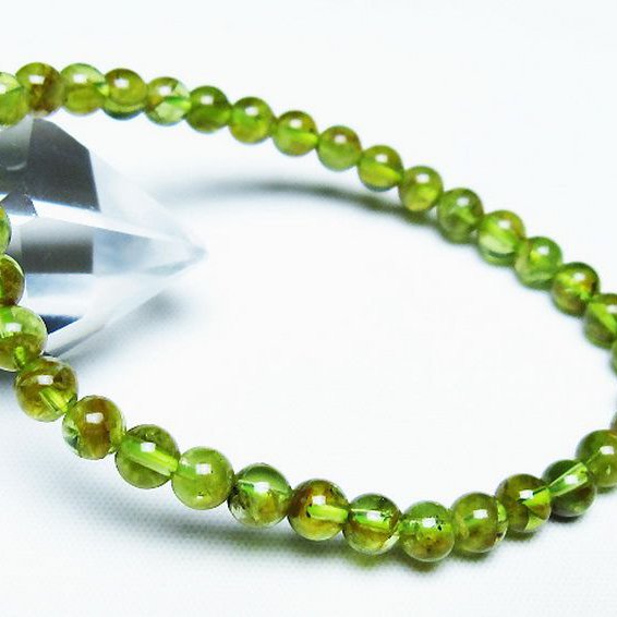 ペリドット ブレスレット 5mm [T283-10897]