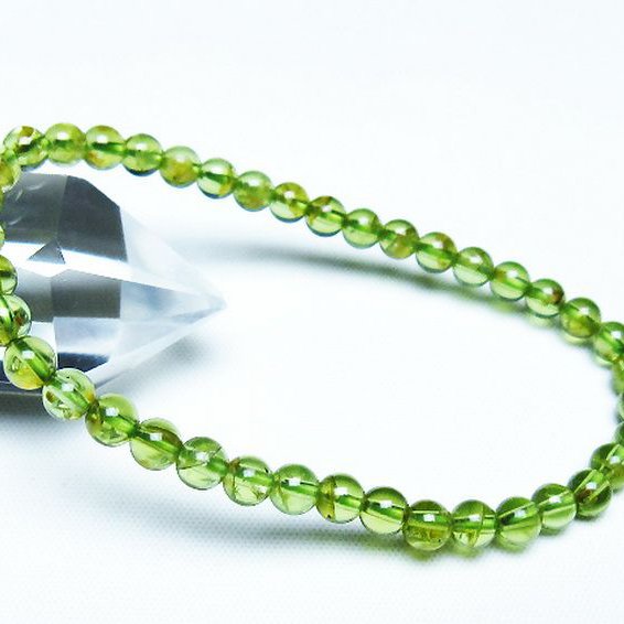 ペリドット ブレスレット 5mm [T283-10917]