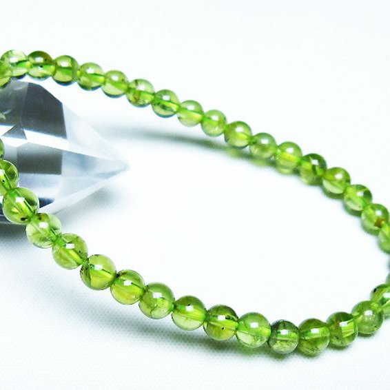 ペリドット ブレスレット 5mm [t283-10934]